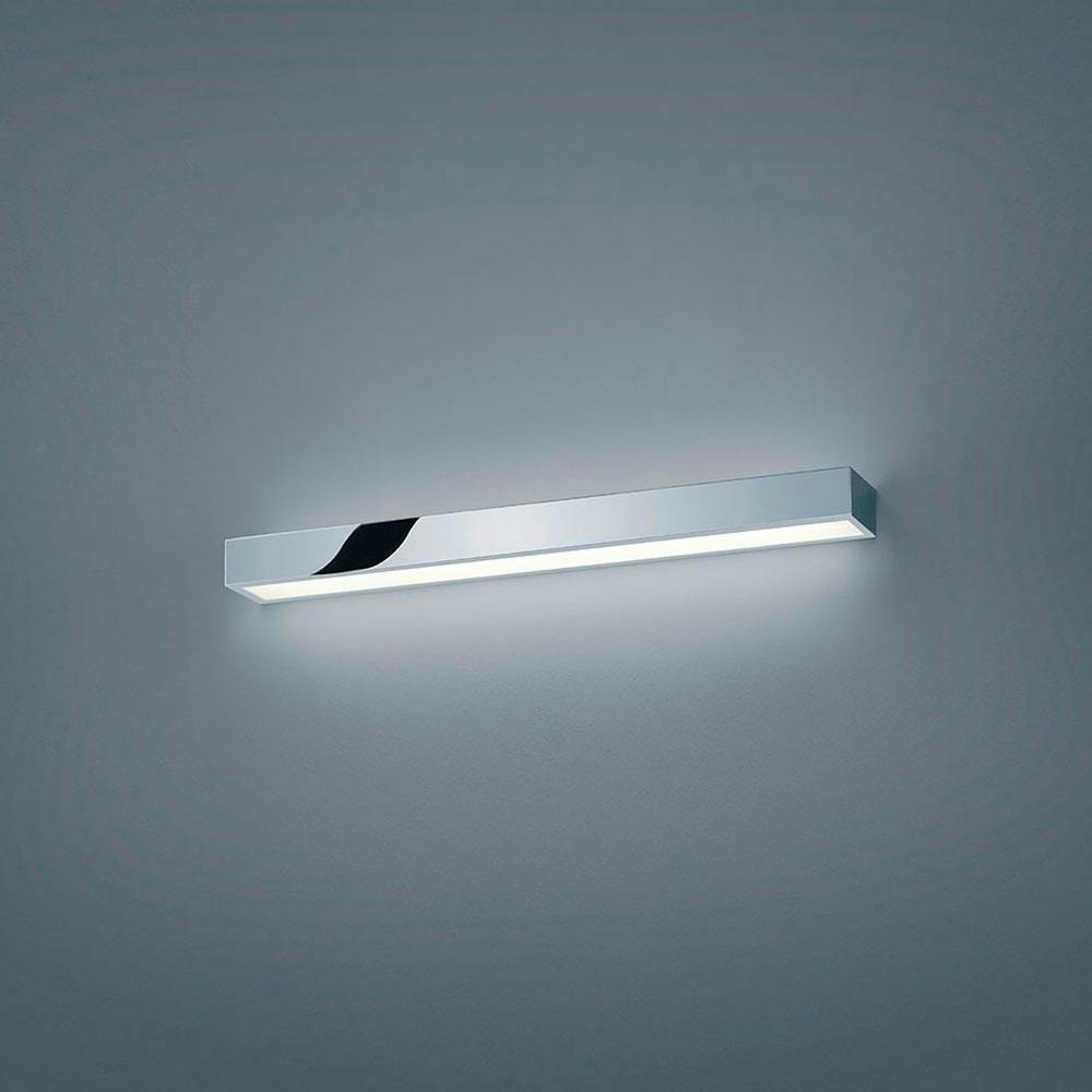 Luxus Chrom LED Wand Leuchte Bade Zimmer Beleuchtung Glas Strahler schwenkbar 